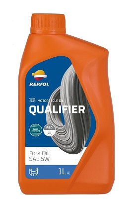 REPSOL ULJE ZA TELESKOPA / AMORTIZERA / VEŠANJA QUALIFIER FORK OIL SAE 5W 1L (12) - ZAMENJUJE RP172L51