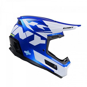 KENNY RACING KACIGA CROSS/ENDURO MODEL PERFORMANCE ERT GRAPHIC CANDY BLUE BOJA PLAVA/BELA/CRNA VELIČINA L ( 59 - 60 CM )