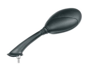 VICMA (NARUČITI) RETROVIZOR PIAGGIO/VESPA FLY 50-150 LEVO PREČNIK NAVOJU 8MM/1,25 DESNI NAVOJ BOJA CRNA (E710I)