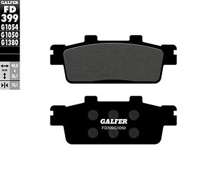 GALFER PLOČICE KOČIONE KH427 POLUMETALNE SCOOTER