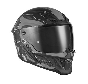 EXKLUSIV PROMOCIJA INTEGRALNA KACIGA GOLIATH BERSERCK BOJA CRNA MAT/TITANSKI VELIČINA M (DODATNA TAMNA VIZIR U SETU)