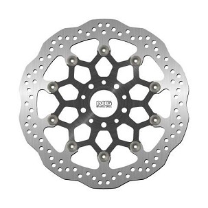 NG DISK KOČIONI PREDNJI KTM DUKE 690 R/ABS '14-'16 (320X52X5MM) (5X8,5MM) WAVE PLUTAJUĆI (SREDINA ALUMINIJUMSKA)