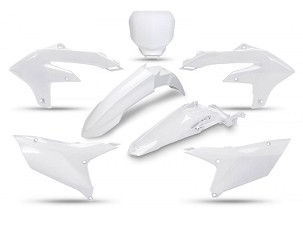 UFO KOMPLET PLASTIKE YAMAHA YZF 250 '24-'26, YZF 450 '23-'25 BOJA BELA