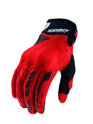 KENNY RACING RUKAVICE D3O TITANIUM RED BOJA CZERWOWY VELIČINA L (10)