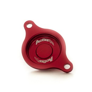 ACCEL POKLOPAC FILTRA ULJA HONDA CRF 450R '09-16 BOJA CRVENA
