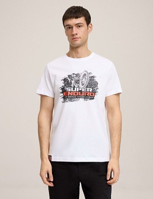 DIVERSE PROMOCIJA EXTREME TEAM MAJICA (T-SHIRT) ENDURO (SUPERENDURO) TSH 02 BOJA BELA VELIČINA M