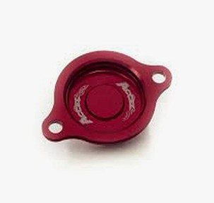ACCEL POKLOPAC FILTRA ULJA HONDA CRF 250R '18-20, CRF 450R '17-20, CRF 450RX '17-19 BOJA CRVENA - PROMOCIJA