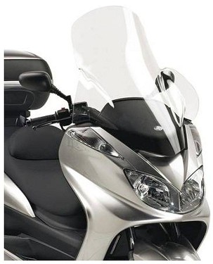 KAPPA VIZIR YAMAHA Majesty 400 (04-08) 74 X 64 CM PROVIDNA - DROBNA RYSA U GORE VETROBRANA (OK. 2 CM)