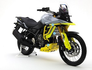 CROSSPRO PROMOCIJA GMOLE ŠTITNICI MOTORA ALUMINIJUMSKE SUZUKI V-STROM 800 / 800 DE '23-'24 BOJA CRNA TEKSTURIRANI