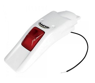 UFO BLATOBRAN ZADNJI HONDA XR 250/400R '96-'26, SA SVETILJKOM TIP ORIGINALNI BOJA BELA