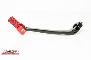 ACCEL POLUGA PROMENE MENJAČA HONDA CRF 450R '09-'10 ALUMINIJUMSKA BOJA CRNA, ZAVRŠETAK CRVENA (24700-MEN-A30)