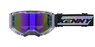 KENNY RACING NAOČARE PERFORMANCE EVO 2 CLEAR SILVER MIRROR LENS-OGLEDALO BOJA SREBRNA/CRNA