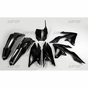 UFO KOMPLET PLASTIKE SUZUKI RMZ 250 '19-'25, RMZ 450 '18-'25 BOJA CRNA (SU418E001)