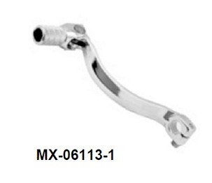 PSYCHIC POLUGA PROMENE MENJAČA HONDA CR 125 '83-'07 (OEM: 24700-K24-J10) (KOVANE ALUMINIUM) BOJA SREBRNA (ANODIRANI)