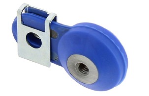 M.C. MONTAŽA (DRŽAČ, SILENTBLOK) REZONANTNE CEVI (DIFUZORA) KTM / HUSQVARNA / BETA ( 1 KOM. ) BOJA PLAVA