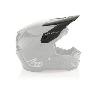 6D HELMETS REPLACEMENT VISOR - ŠILT ZA KACIGU ATR-3 SOLID GLOSS BLACK BOJA CRNA