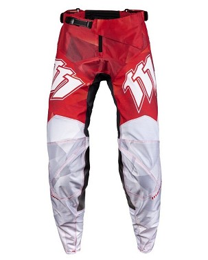 111 RACING RASPRODAJA PANTALONE MOTO 111.1 - SHARP RED BOJA CRVENA/BELA VELIČINA 34