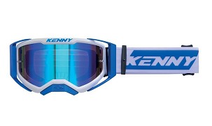 KENNY RACING NAOČARE PERFORMANCE EVO 2 BLUE- MIRROR LENS - OGLEDALO BOJA PLAVA/BELA
