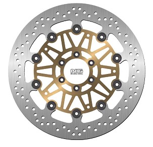 NG KOČIONI DISK PREDNJI MOTO GUZZI NORGE 1200 '06-16 (320X64X5,0MM) (6X8,5MM) PLIVAJUĆI ZLATNA SREDINA