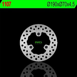 NG DISK KOČIONI ZADNJI APRILIA 125/200/250/300/500 ATLANTIC (190X70X4,5) (3X8,5MM)