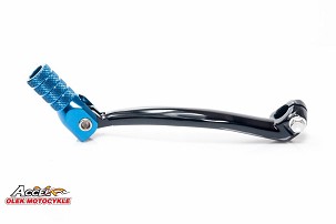 ACCEL POLUGA PROMENE MENJAČA YAMAHA YZF 250 '06-'13, WRF 250 '07-'13, WRF 450 '07-'15 ALUMINIJUMSKA BOJA CRNA, ZAVRŠETAK PLAVA (LCA4310)