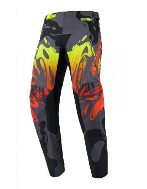 KENNY RACING PANTALONE CROSS/ENDURO MODEL PERFORMANCE STEEL BOJA SIVA/CRNA/CRVENA/ŽUTA VELIČINA L (34)