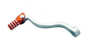 JR RASPRODAJA POLUGA PROMENE MENJAČA KTM SX 65 '09-'24, GAS GAS MC 65 '21-'24, HUSQVARNA TC 65 '17-'24 BOJA SREBNY, ZAVRŠETAK NARANDŽASTA