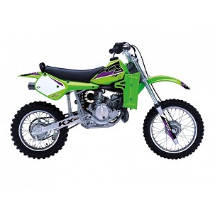 BLACKBIRD KOMPLET NALEPNICA (FOLIJA) KAWASAKI KX 60 '85-'19 DREAM 5 BOJA ZELENA CRNA