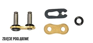 TSUBAKI SPOJNI ČLANAK SPOJNICA ZA LANCA 520 MXC PROFESSIONAL MOTOCROSS / ENDURO RACING CHAIN BOJA ZLATNA