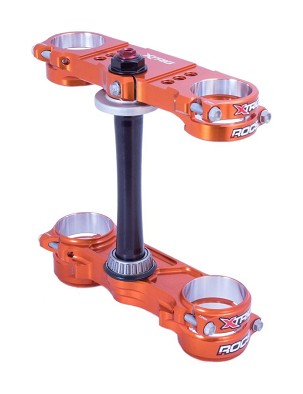 XTRIG POLICE VEŠANJA PREDNJEG ROCS PRO TRIPLE CLAMPS KTM SX/SX-F 150/250/350/450 '23-'26; HUSQVARNA '23-'26; GAS GAS EC/ECF/MC/MCF '23-'26 M12 (OFFSET 20MM-22MM) BOJA NARANDŽASTA