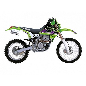 BLACKBIRD KOMPLET NALEPNICA (FOLIJA) KAWASAKI KLX 300 '97-'08 DREAM 5