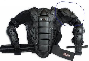 UFO ŠTITNIK RAMION ZA ŠTITNICI GRUDNOG KOŠA SCORPION PT02062 (1 KOM.) - POVUČENO IZ PONUDE - RASPRODAJA