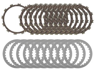 PSYCHIC DISKOVI I PODLOŠKE ZA KVAČILO (KOMPLET) KTM ADVENTURE S 950 '03-04, 950 '06, 990 '07-11, S 990 '07-09, SUPERENDURO R 950 '07-08, SUPERDUKE 990 '05-11, R 990 '07-11 (EBS5634) (DRC177)