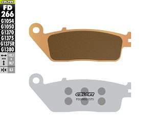 GALFER PLOČICE KOČIONE KH226 / KH142 SINTER METAL (ZLATNE) SPORT
