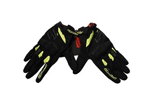 FIVE GLOVES RUKAVICE TEKSTILNE RS3 EVO BOJA CRNA/ŽUTA FLUO VELIČINA 13