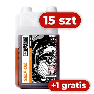 IPONE SELF OIL 2T ULJE ZA MIESZANKI POLUSINTETIČKO 1L TRUSKAWKA (SA DOZOWNIKIEM) (AKC) (15) ZAMENJUJE 800352 KARTON 15 KOMAD+ 1 KOMAD GRATIS