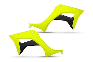 UFO 2026/05 ZAŠTITE HLADNJAKA HONDA CRF 110F '19-26, CRF 125 '25-'27 FLUO ŽUTA BOJA