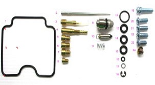 BEARING WORX SET ZA POPRAVKU KARBURATORA YAMAHA YFM 400 KODIAK '01-'02 (26-1382)