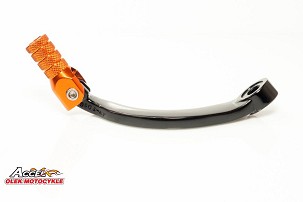 ACCEL POLUGA PROMENE MENJAČA KTM DUKE 690 '08-'19, SUPER DUKE 690 '09-'17 ALUMINIJUMSKA BOJA CRNA, ZAVRŠETAK NARANDŽASTA (7503403100)