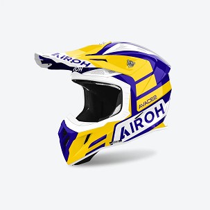 AIROH KACIGA CROSS / ENDURO / ATV / QUAD AVIATOR ACE 2 SAKE YELLOW GLOSS BOJA ŽUTA/LJUBIČASTA VELIČINA L
