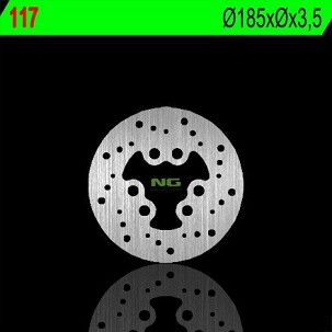 NG DISK KOČIONI ZADNJI SUZUKI RMX 50 '97-'02 (185X3,5) (6X15,5MM)