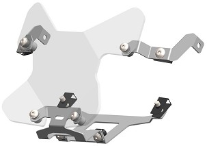 CROSSPRO ŠTITNIK REFLEKTORA / LAMPE PREDNJE BMW R 1300 GS ALL '23-'24 BOJA PROVIDNI