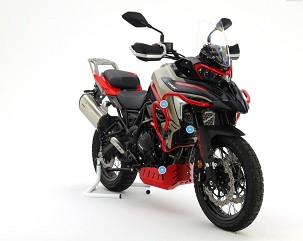 CROSSPRO PROMOCIJA GMOLE ALUMINIJUMSKE ŠTITNICI MOTORA I HLADNJAKA BENELLI TRK 702 / 702 X '23-'24 BOJA CRNA (KOMPATYBILNE SA ORIGINALNU PLOČOM)