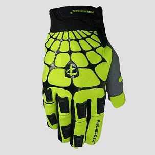 POLEDNIK PROMOCIJA RUKAVICE / RUKAVICE CROSS MODEL WEB MX BOJA CRNA/ŽUTA FLUO VELIČINA M