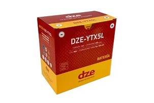 DZE GEL AKUMULATOR YTX5L 12V 4AH 80A 113X70X105 BEZ ODRŽAVANJA - NAPUNJEN (12)