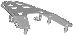 CROSSPRO RASPRODAJA ZADNJI PRTLJAŽNIK GASGAS ES 700 '22-'23 BOJA CRVENA
