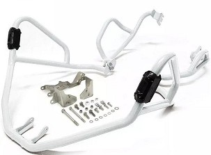 CROSSPRO PROMOCIJA GMOLE ALUMINIJUMSKE ŠTITNICI MOTORA I HLADNJAKA HONDA CRF 1000 AFRICA TWIN '16-'19, AFRICA TWIN ADVENTURE SPORT '18-'19 BOJA BELA