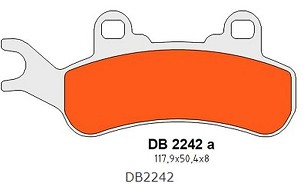 DELTA BRAKING KOČIONE PLOČICE KH683 ZADNJE/PREDNJE DESNO CAN-AM DEFENDER/TRAXTER 800 '16-'21, MAVERIC 800/900 '18-'21, COMMANDER 1000 '21-'22