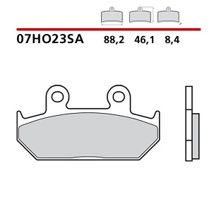 BREMBO 2026/05 KOČIONE PLOČICE KH124 SINTER SA (SINTEROVANI METAL) PREDNJA (ECE R90)