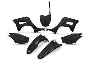 UFO 2026/05 KOMPLET PLASTIKE HONDA CRF 110F '19-26, CRF 125 '25-'27 CRNA BOJA